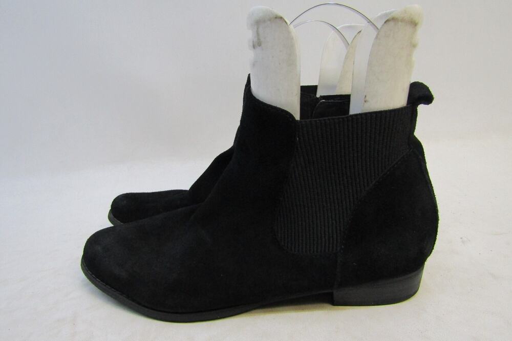 Blondo Womens Size 8.5 M Black Suede Ankle Fashion Boots Booties